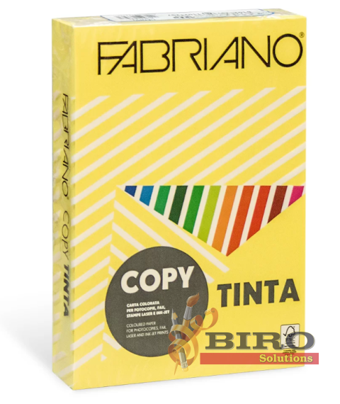 Hîrtie colorată A4 FABRIANO Tinta Cedro, 80 gr/m2, 500 foi, pastel, galben